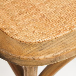 Стул с подлокотниками CROSS (mod.CB2008) дерево береза, 91х55х52см, Груша (№3)