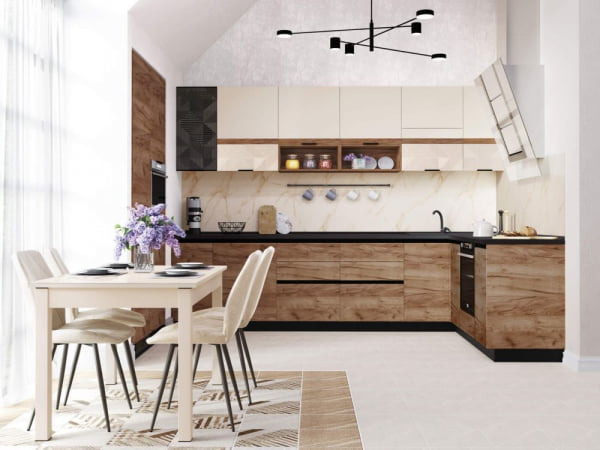 Кухонный гарнитур П-образный