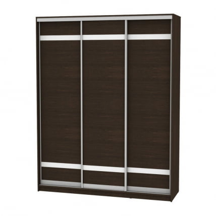 Шкаф-купе B-230х180х60-3(Венге-D9D9D9)_0