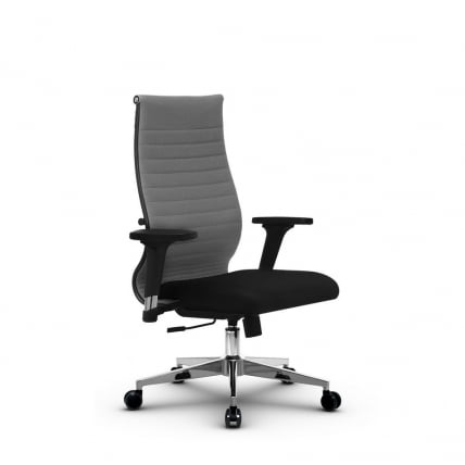 Кресло офисное МЕТТА B 2b 19/2D, Основание 17834 Комплект 3 Светло-серое Черное_0