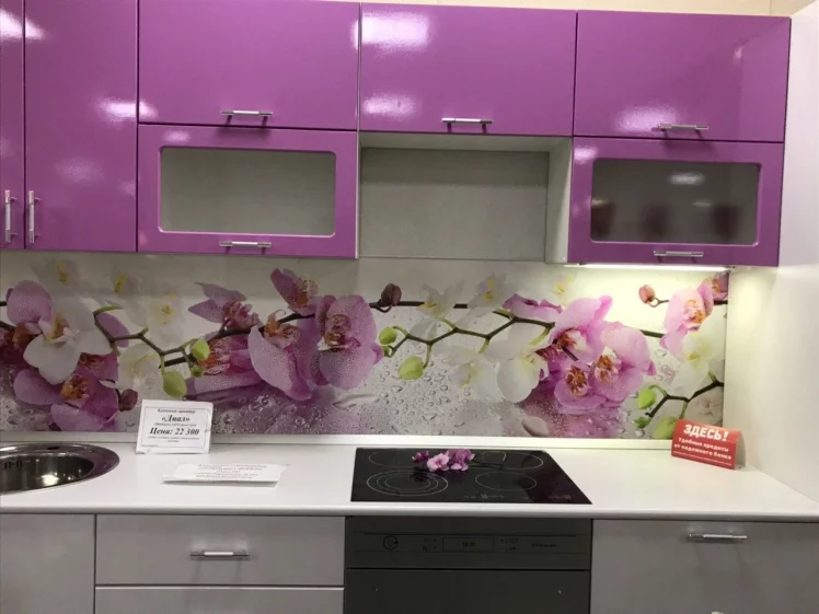 Глянцевый фартук (КОМПОЗИТ) KM 47_1