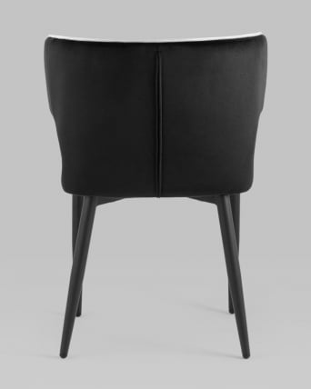 Стул Матео с кантом велюр Черный_4