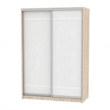 Шкаф-купе B-230х160х60-1(ДСС-Белый-D9D9)_0