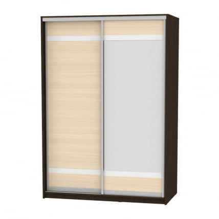 Шкаф-купе B-230х160х60-1(Венге-ДМ-D9D10)_0