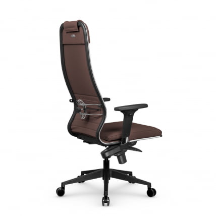 Кресло руководителя Metta L 1m 38К2/2D Infinity Easy Clean (MPES) Комплект 4 Темно-коричневое_3