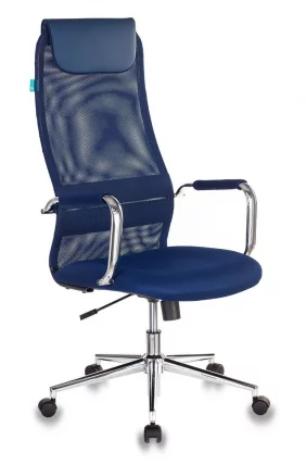 Кресло руководителя Бюрократ KB-9N/DB/TW-10N Синий TW-05N TW-10N_0