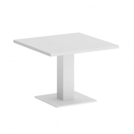 Стол журнальный квадратный HOME OFFICE VR.SP-5-60.2G Белый Бриллиант/Белый металл_0