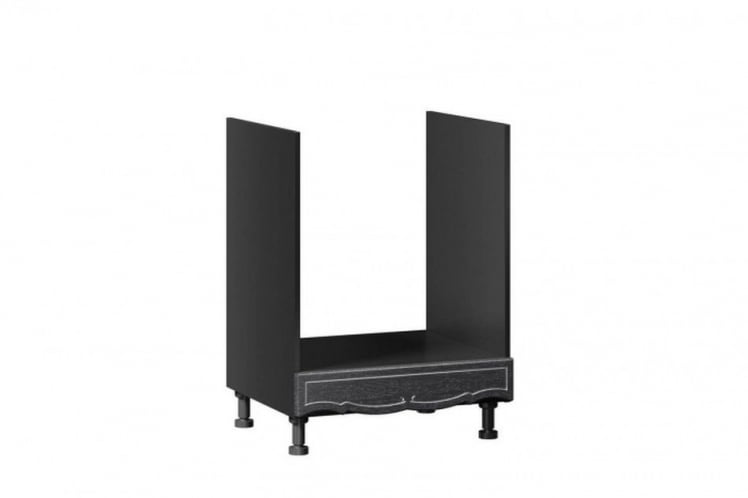 Тумба кухонная 600 для встраиваемой техники Италия ЛД 275.256.000 Черный Дуб темный_0