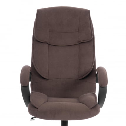 Кресло руководителя OREON metalBL велюр, коричневый, 6_5