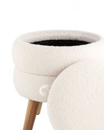 Пуф с ящиком Винни S Тедди белый_3