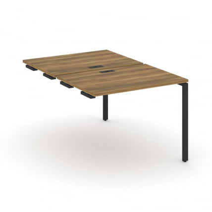 Двойной стол-приставка к опорным тумбам/шкафам CONCEPT CN.DSPR-001 Сандал Янтарный Черный_0