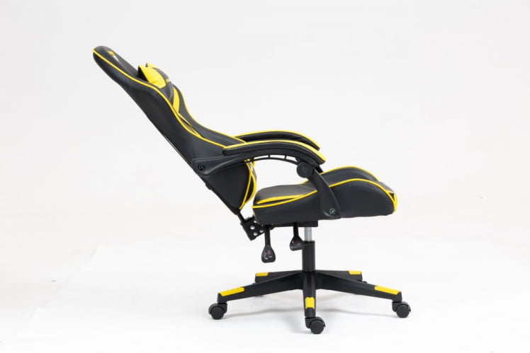 Кресло спортивное TopChairs Shadow черно-желтый_7