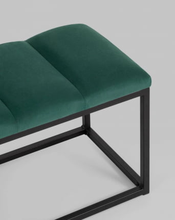 Банкетка Хостен 2 велюр Зеленый_2