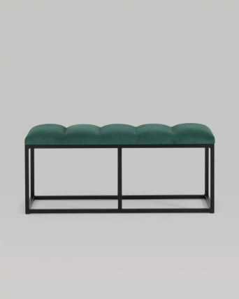 Банкетка Хостен 2 велюр Зеленый_4