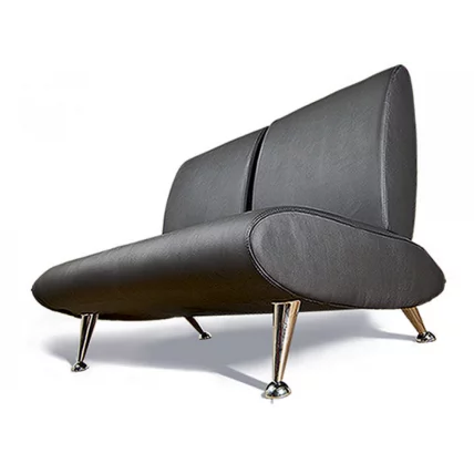 Диван офисный двойной Клерк 7 черный Ecotex 3001_2