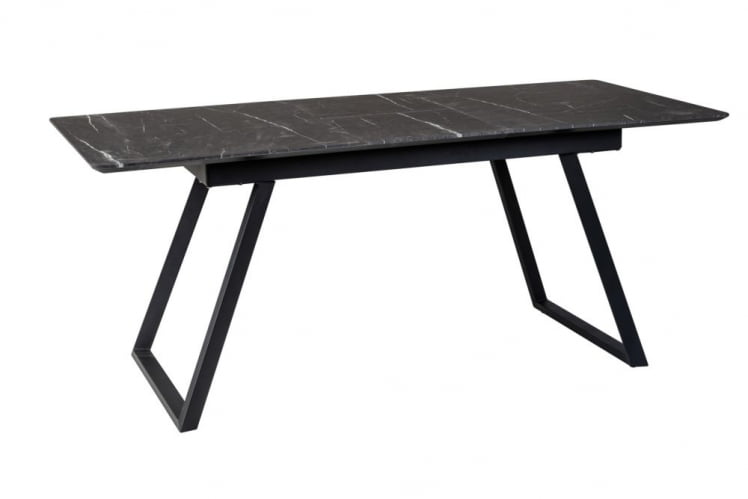 Стол Пеле раздвиж. 120-160 Темный мрамор/Бабочка_3