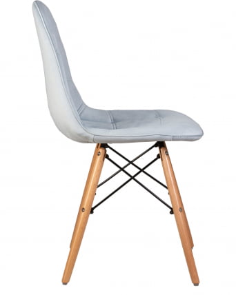 Стул обеденный DOBRIN BENNET Пудрово-голубой велюр HLR-15_2