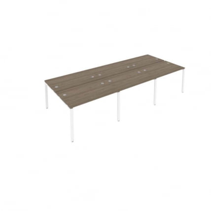 Рабочая станция на 6 раб.места Metal System Б.СМ-6.2 Вяз/Белый_0