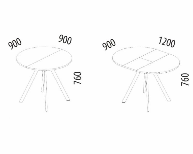 Обеденный стол Орфей 50 (01) Стоун крем_9