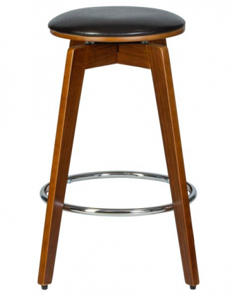 Табурет полубарный DOBRIN TOM 66 (цвет черный глянец PU ABD 002) 2 шт_2