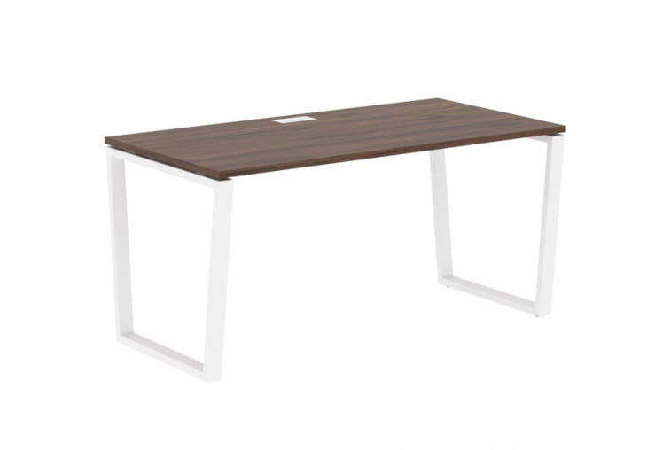 Стол письменный EDIS EVST 1580 Дуб Денвер темный Белый_0