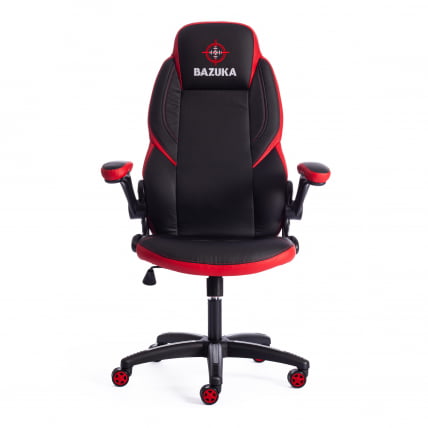 Кресло BAZUKA кож/зам, черный/красный, 36-6/36-6/06/36-161_4