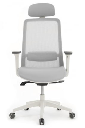 Кресло Ворк В-218C ВХИТЕ Светло-серый / Work W-218C WHITE_4
