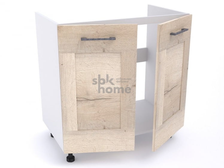 Стол под мойку СМ-80, Дублин (800*470*820) Дуб галифакс белый, 21613 _1