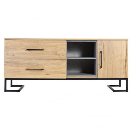 ТВ-тумба Loft (ТВ) Дуб натур/Бетон_2