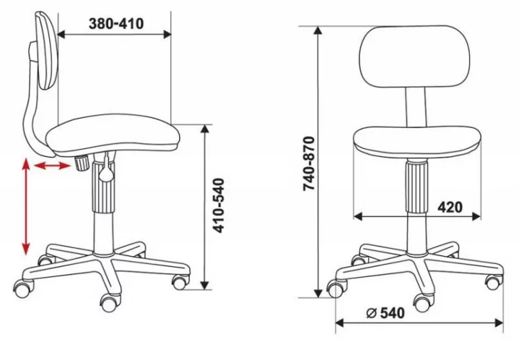 Кресло Бюрократ CХ-201 НКС ПУРПЛЕ / CH-201 NX PURPLE_4