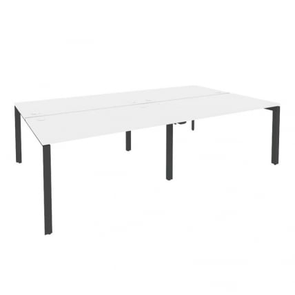 Рабочая станция на П-образном м/к ONIX O.MP-D.RS-4.3.8 Белый Бриллиант/Антрацит_0