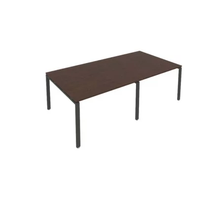 Переговорный стол (2 столешницы) Metal System Б.ПРГ-2.2 Венге/Антрацит_0