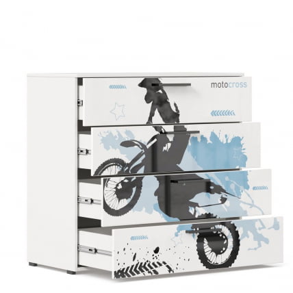 Комод тип 1 Мотокросс ЛД 535.050.000 Серый шелк с фотопечатью_2