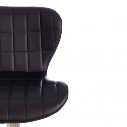 Стул барный AVIONIC (mod. KY712A) металл/экокожа, 45*53*86-107 см, черный/хром_5