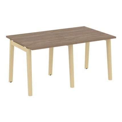 Стол переговорный (2 столешницы) Оникс Вуд ОВ.ПРГ-2.0 Дуб Аризона/Дуб Светлый/Металл Белый 1560*980* / OW.PRG-2.0_0