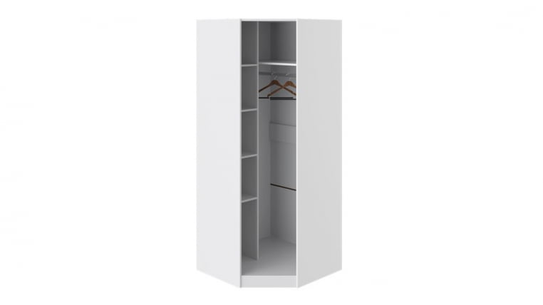 Шкаф угловой Наоми СМ-208.07.07 L Белый глянец_1