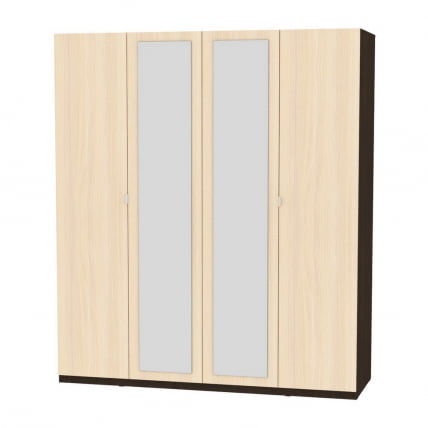 Шкаф распашный R-198х180х60-1-TR-M(Венге-ДМ)_0