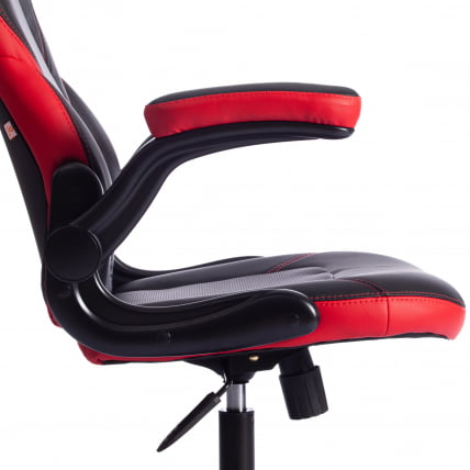 Кресло BAZUKA кож/зам, черный/красный, 36-6/36-6/06/36-161_15