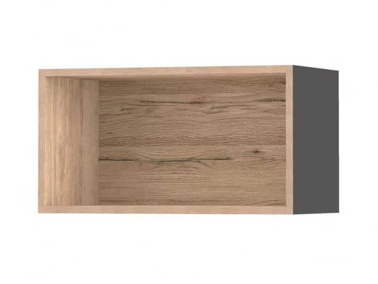 Шкаф открытый Грейс 105.38 Дуб Галифакс натуральный Оникс_0