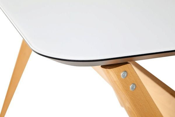 Стол раскл. Нарвик Glass 120-150 Automatic Natur/Light matte glass_0