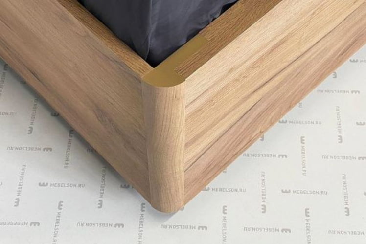 Кровать с подъемным механизмом 160х200 см Адам MSA-06 дуб крафт золотой/грей алькантара (велюр)_5