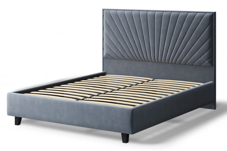 Кровать Леона, 2000x1600мм, серый_1