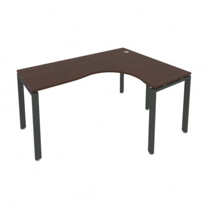 Стол письменный METAL SYSTEM Б.СА-4 Пр Венге/Антрацит_0