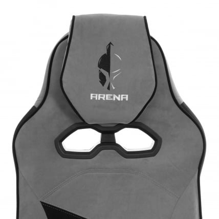 Кресло Arena metalBL велюр, серый/черный, 29/35_7