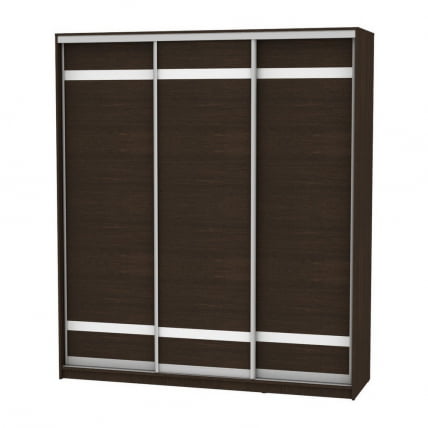 Шкаф-купе B-230х200х60-2(Венге-D9D9D9)_0