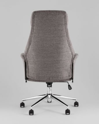 Кресло офисное TopChairs Neoma темно-серый ткань_3