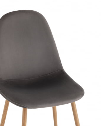 Стул Валенсия SN велюр Антрацитовый_6