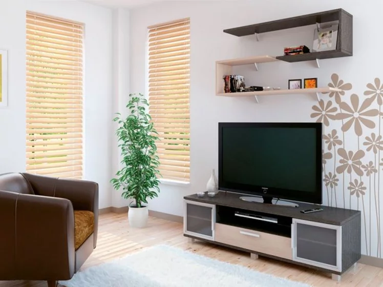 Тумба под ТВ Майкл Венге/Дуб млечный_0