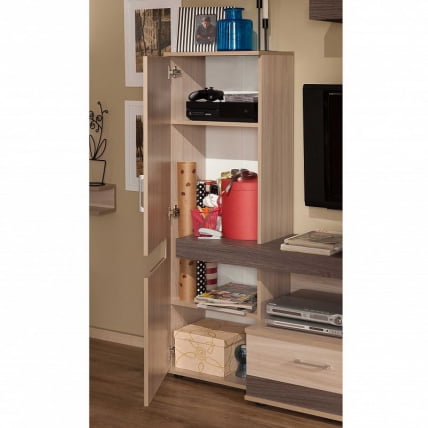 Шкаф для одежды и белья Maiolica 8 Ясень Шимо светлый-Ясень Анкор темный_1