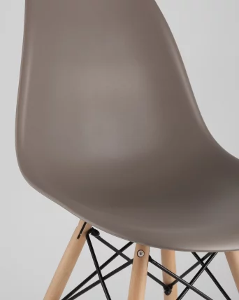 Стул Еамес ДСВ 4 шт. Темно-серый / Eames DSW_7